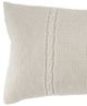 A & B Home Gray Knit Throw Pillow-1