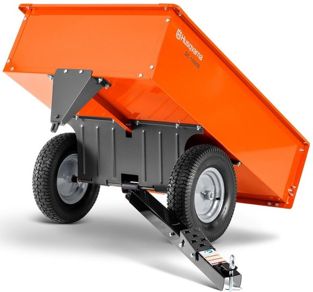 Husqvarna® 12 Cu. Ft. Steel Swivel Dump Cart-1