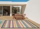 KAS Rugs Calla Ivory/Multi Stripes 5'x7' Area Rug-5