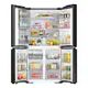 Bespoke 23 cu. ft. Counter Depth 4-Door Flex French Door Refrigerator in Stainless Steel with Beverage Zone-1
