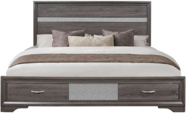 Global Furniture USA Seville Dark Gray King Bed-1