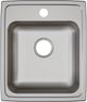 Elkay Lustertone® Classic Lustrous Satin 17" x 20" x 6" 1-Hole Single Bowl Drop-In ADA Sink-1