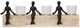 Stylecraft Black/Natural Votive Holders with 3 Figures-0