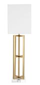 A & B Home Gold/White 16" Table Lamp-1