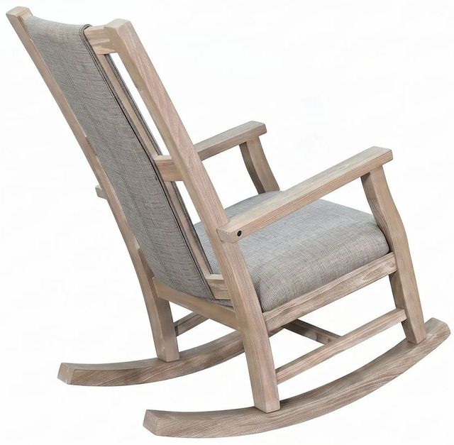 Sunny Designs™ Mara Light Gray Modern Rocking Chair-2