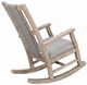 Sunny Designs™ Mara Light Gray Modern Rocking Chair-3