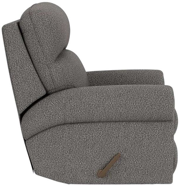 Flexsteel® Langston Black Onyx Rocking Recliner-2