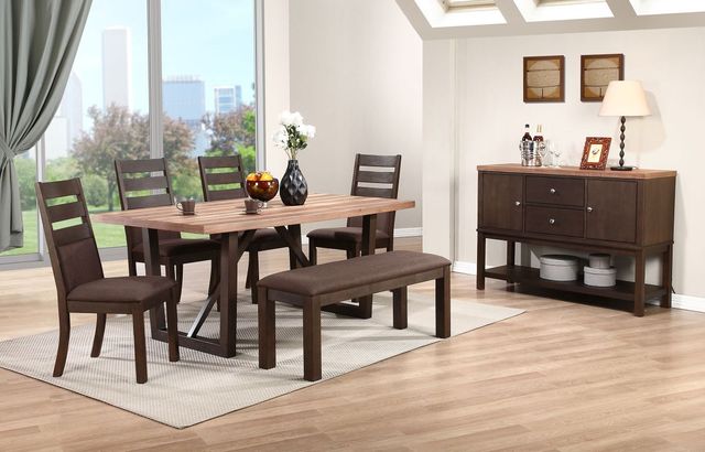 Winners Only® Venice Brown Dining Side Chair-1