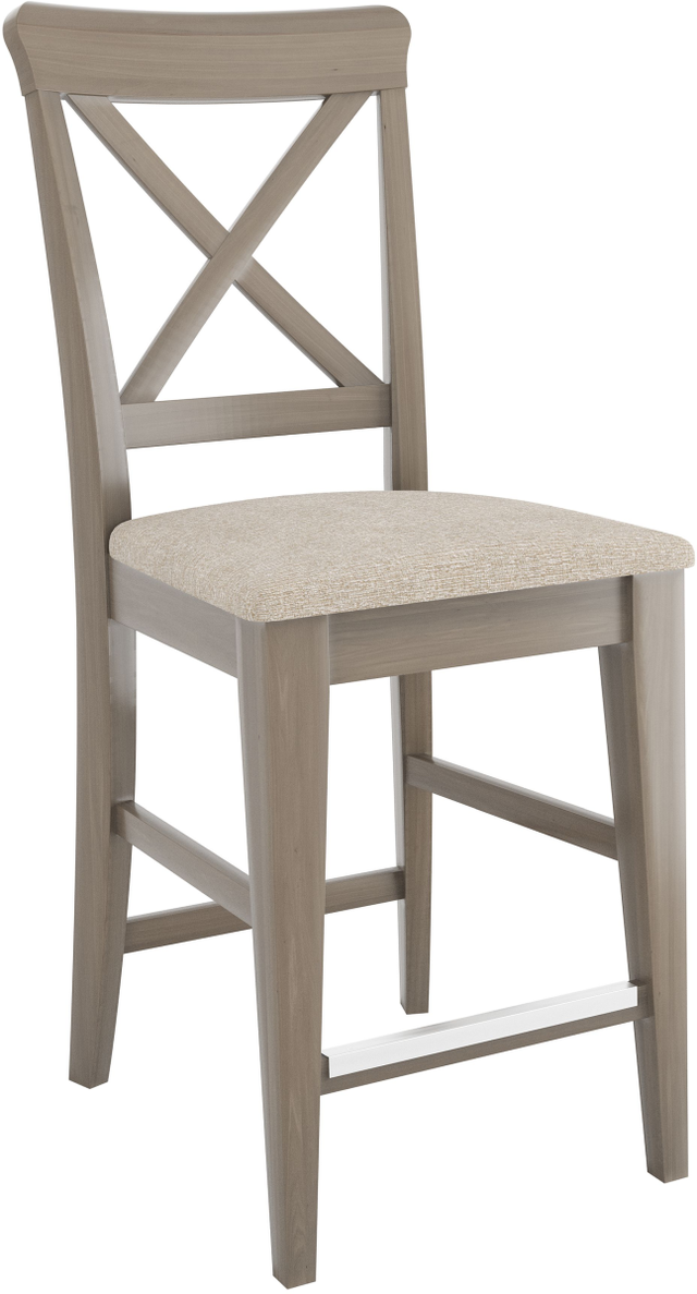 Canadel Gourmet Weathered Gray Washed Counter Stool-0