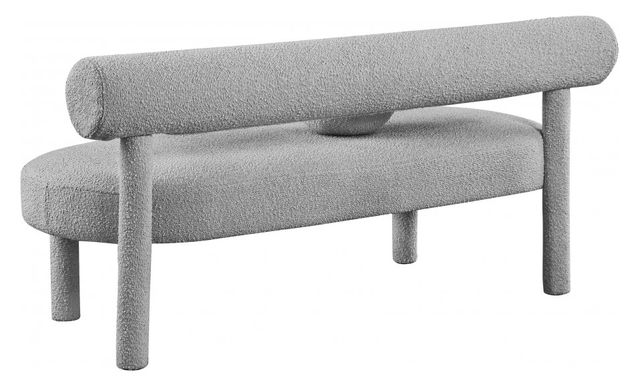 Meridian Furniture Parlor Grey Bench-3