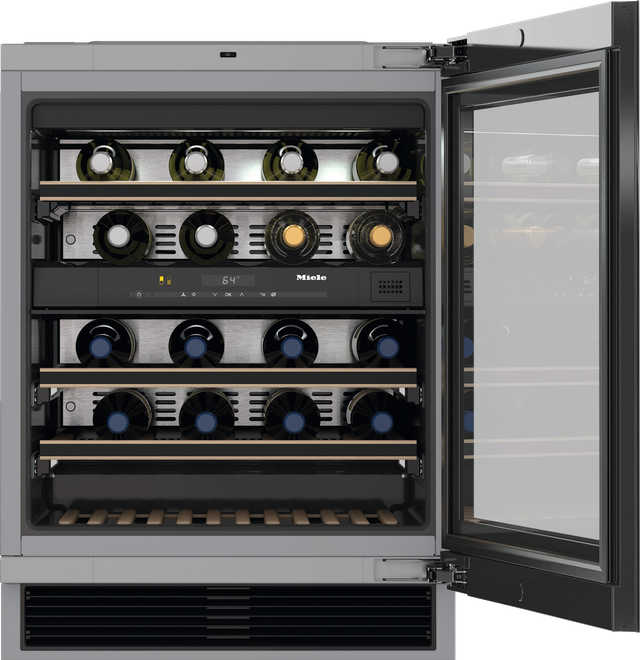 Miele 24" Stainless Steel Wine Cooler-1