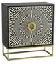 A & B Home Black/White Cabinet-0