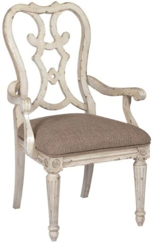 American Drew® Southbury Cortona Lexi/Parchment Arm Dining Chair-0