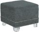 Fairfield® Customizable Benchmade Fabric Plain Square Ottoman-0