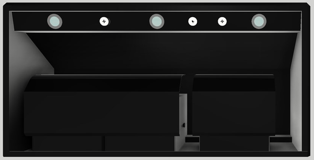 Vent-A-Hood® 48" Black Under Cabinet Hood-3