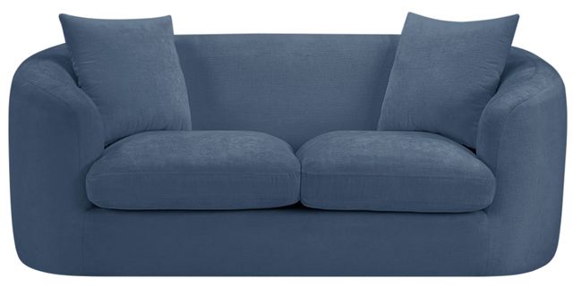 Meridian Furniture Penelope Light Blue Chenille Fabric Loveseat-1