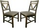 International Furniture Direct Loft Brown Gray Side Chair-3