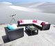 CabanaCoast® Customizable Chorus Wicker 46"x26" Outdoor Rectangular Coffee Table-3