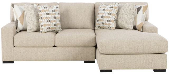 Benchcraft® Laurelgrove 2-Piece Pebble Right-Arm Facing Sectional and Chaise-2