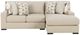Benchcraft® Laurelgrove 2-Piece Pebble Right-Arm Facing Sectional and Chaise-2