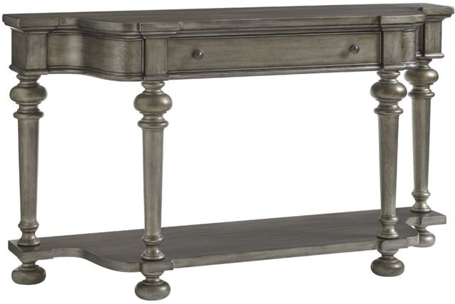 Lexington Home Oyster Bay Sands Point Pelican Gray Console Table-0