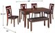 Signature Design by Ashley® Bennox 6-Piece Brown Dining Table Set-1