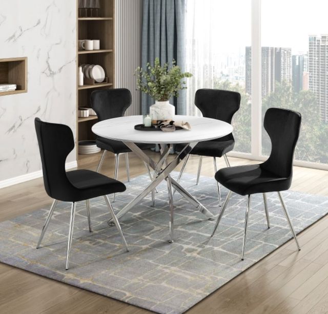 Homelegance® Topeka Black Side Chair-1