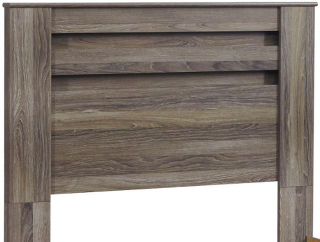 Signature Design by Ashley® Zelen 5-Piece Warm Gray Queen/Full Panel Headboard Bed Set-1