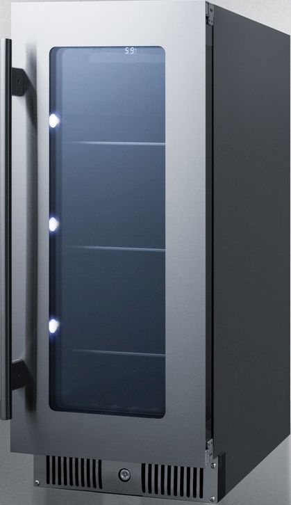 Summit® 15" Classic Collection 2.8 Cu. Ft. Black Beverage Center-2
