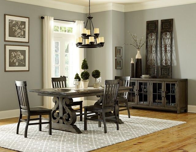 Magnussen Home® Bellamy Peppercorn Side Chair-1