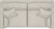 La-Z-Boy® Dillon Stone Premier Apartment Size Sofa-2