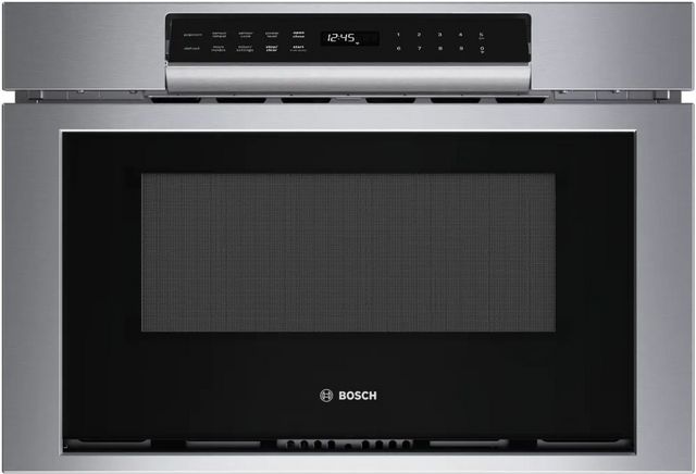 Bosch® 800 Series 24" Stainless Steel Microwave Drawer-1