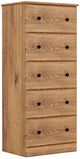 Perdue Woodworks 12,000 Essential Brown 23" 5-Drawer Chest-0