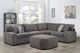 Porter International Designs Clayton Graphite Ottoman-5