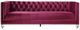 ACME Furniture Heibero Burgundy Sofa with Pillows-1