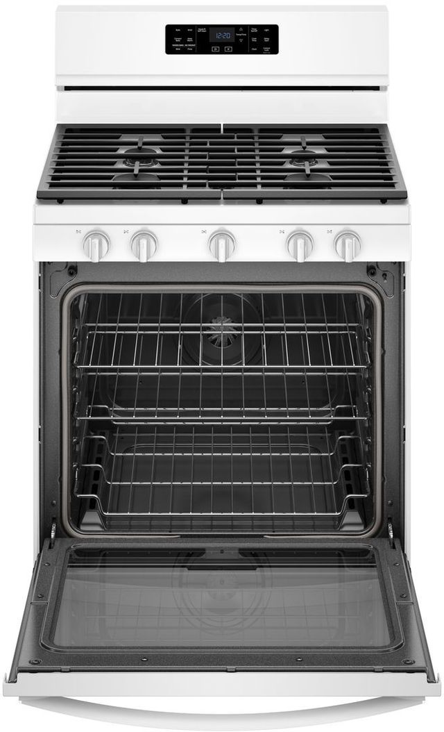 Whirlpool® 30" Freestanding Gas Range-White-1
