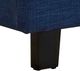 Elements International Erica Blue Upholstered Full Platform Bed-4