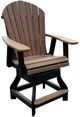 Nature's Best Furniture Customizable Adirondack Polyethylene Outdoor Swivel Counter Chair-0