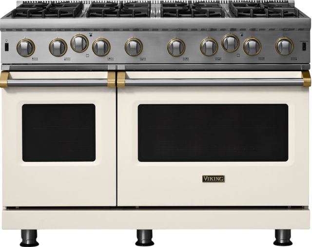 Viking® 5 Series 48" Pure White Pro Style Gas Range-0