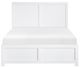 Homelegance® Galen White Full Platform Bed-2