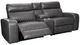 Signature Design by Ashley® Samperstone 3-Piece Gray Power Reclining Sectional Loveseat-0