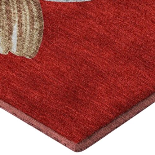 Dalyn™ Rug Company Merry & Bright MY28 Red 5'x8' Area Rug-3