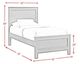 Elements International Sami Gray Twin Youth Panel Bed-2
