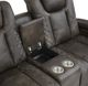 Mazin Furniture Tabor Brownish Gray Power Reclining Loveseat-4