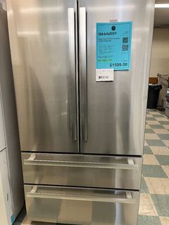 36 Inch French 4-Door Counter Depth Refrigerator