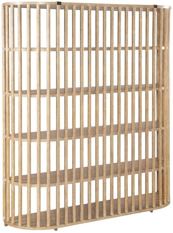 Hooker® Furniture Retreat Dune Slatted Bookcase-3