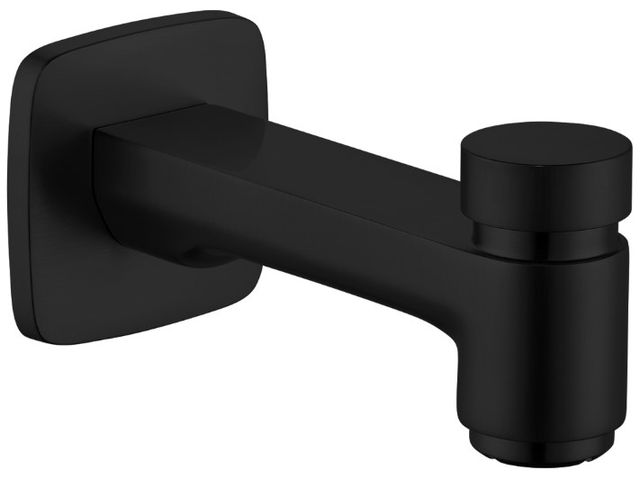 Hansgrohe Logis Matte Black Tub Spout with Diverter-0