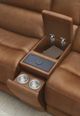 Parker House® Belmont Lyric Caramel Power Zero Gravity Reclining Sofa-3