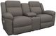 La-Z-Boy® Joel Pewter Power Reclining Loveseat with Console and Headrest-0