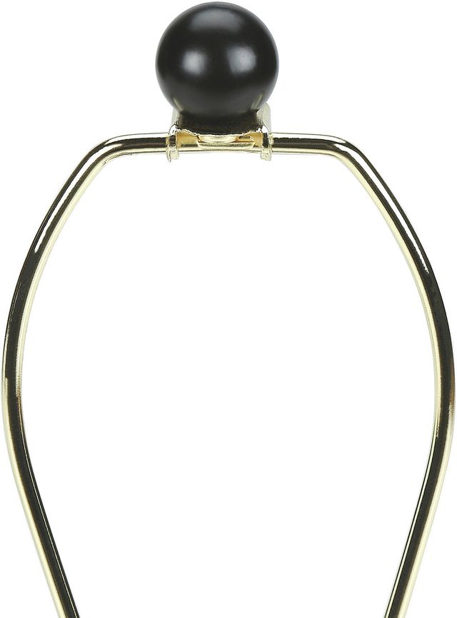 Monarch Specialties Inc. 25"H Beige Rattan Table Lamp-1